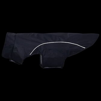 Hondenregenjas met reflecterende strips polyester blauw XL 7
