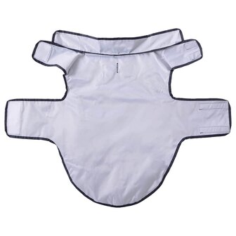 Hondenregenjas met reflecterende strips polyester blauw 2XL 5