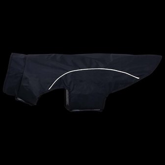 Hondenregenjas met reflecterende strips polyester blauw 2XL 7