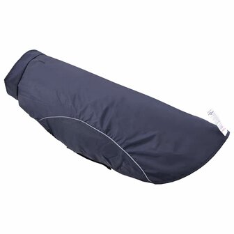 Hondenregenjas met reflecterende strips polyester blauw 4XL 8