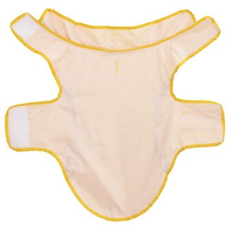 Hondenregenjas met reflecterende strips polyester geel XS 5