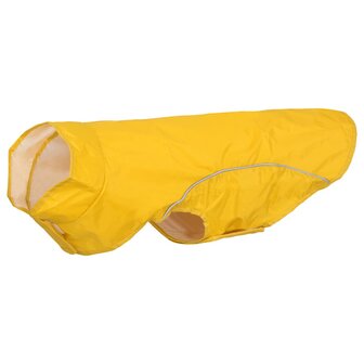 Hondenregenjas met reflecterende strips polyester geel XL 2