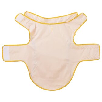 Hondenregenjas met reflecterende strips polyester geel 2XL 5