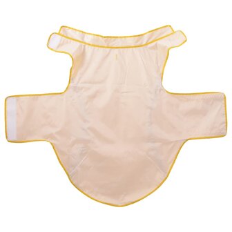 Hondenregenjas met reflecterende strips polyester geel 4XL 5