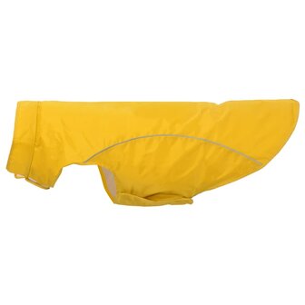 Hondenregenjas met reflecterende strips polyester geel 4XL 6