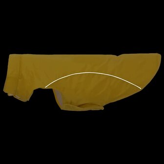 Hondenregenjas met reflecterende strips polyester geel 4XL 7