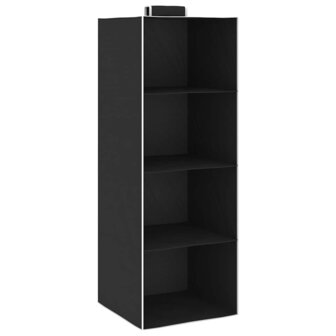 Kledingorganisers hangend 2 st met 4 schappen stof  2