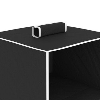 Kledingorganisers hangend 2 st met 4 schappen stof  7