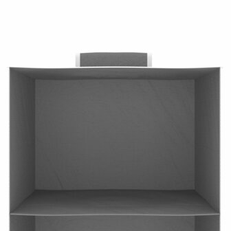 Kledingorganisers hangend 2 st met 4 schappen stof  8