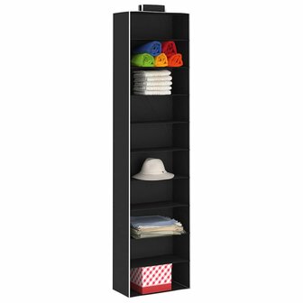 Kledingorganisers hangend 2 st met 10 schappen stof 3