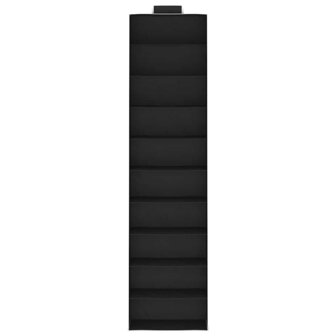 Kledingorganisers hangend 2 st met 10 schappen stof 4