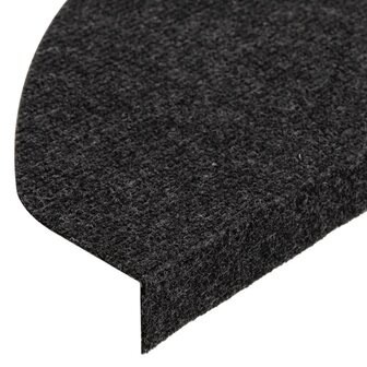 Trapmatten zelfklevend 15 st 65x22,5x3,5 cm zwart 7