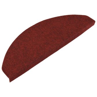 Trapmatten zelfklevend 15 st 65x22,5x3,5 cm rood 3