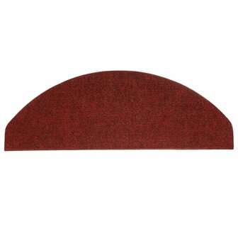 Trapmatten zelfklevend 15 st 65x22,5x3,5 cm rood 6