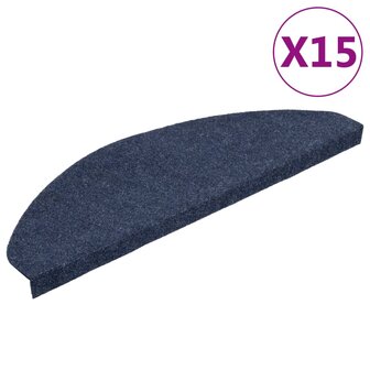 Trapmatten zelfklevend 15 st 65x22,5x3,5 cm blauw 2