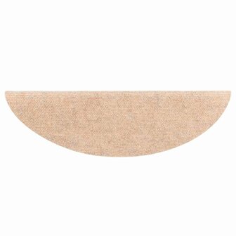 Trapmatten zelfklevend 10 st 56x17x3 cm naaldvilt cr&egrave;mekleurig 4