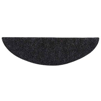 Trapmatten zelfklevend 5 st 56x17x3 cm naaldvilt zwart 4