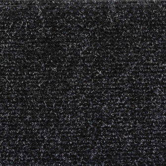 Trapmatten zelfklevend 5 st 56x17x3 cm naaldvilt zwart 7