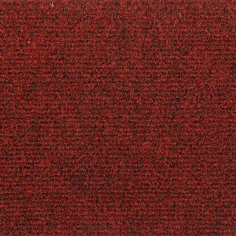 Trapmatten zelfklevend 5 st 56x17x3 cm naaldvilt rood 7