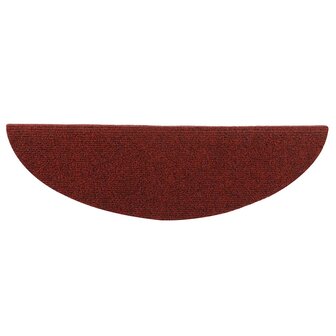 Trapmatten zelfklevend 10 st 56x17x3 cm naaldvilt rood 4