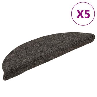 Trapmatten zelfklevend 5 st 56x17x3 cm naaldvilt antracietkleur 1