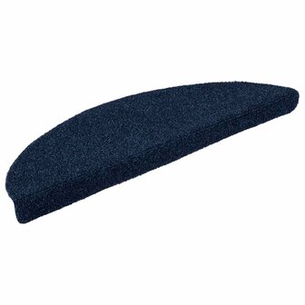 Trapmatten zelfklevend 5 st 56x17x3 cm naaldvilt marineblauw 2