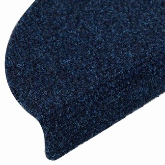 Trapmatten zelfklevend 5 st 56x17x3 cm naaldvilt marineblauw 6