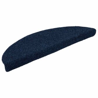 Trapmatten zelfklevend 10 st 56x17x3 cm naaldvilt marineblauw 2