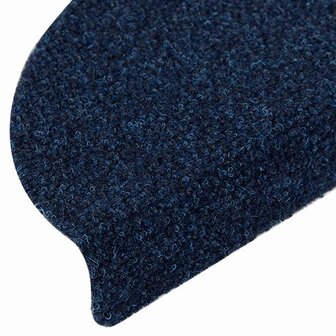 Trapmatten zelfklevend 10 st 56x17x3 cm naaldvilt marineblauw 6