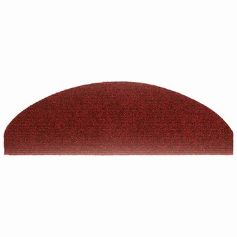 Trapmatten zelfklevend 5 st 65x21x4 cm naaldvilt rood 4