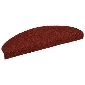 Trapmatten zelfklevend 10 st 65x21x4 cm naaldvilt rood 2