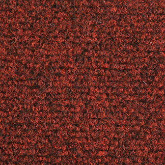 Trapmatten zelfklevend 10 st 65x21x4 cm naaldvilt rood 7