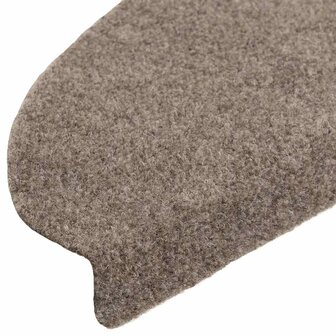 Trapmatten zelfklevend 5 st 65x21x4 cm naaldvilt cr&egrave;mekleurig 6