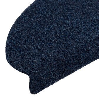 Trapmatten zelfklevend 5 st 65x21x4 cm naaldvilt marineblauw 6
