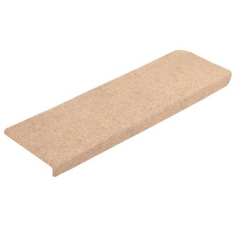 Trapmatten 10 st 65x21x4 cm naaldvilt cr&egrave;mekleurig 3