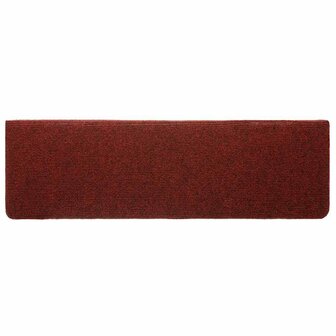 Trapmatten 5 st 65x21x4 cm naaldvilt bordeauxrood 4