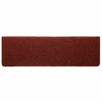 Trapmatten 10 st 65x21x4 cm naaldvilt bordeauxrood 4