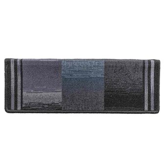 Trapmatten zelfklevend 5 st 65x21x4 cm zwart en grijs 4