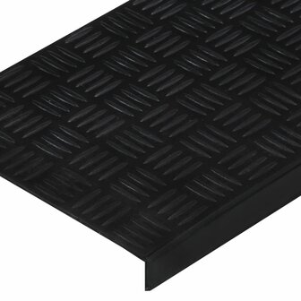 Trapmatten 5 st 25x75 cm rubber 6
