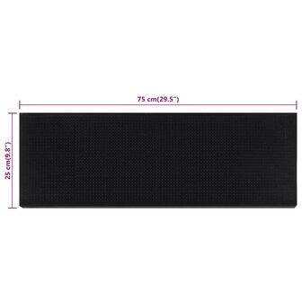 Trapmatten 5 st 25x75 cm rubber 8