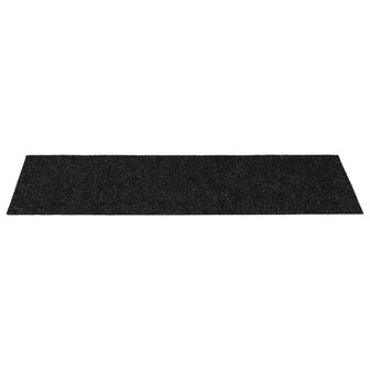 15 st Trapmatten zelfklevend rechthoekig 60x25 cm zwart 4
