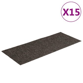Trapmatten zelfklevend 15 st rechthoekig 60x25 cm antraciet 2