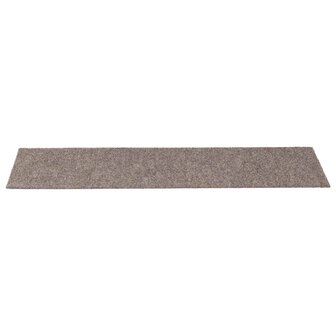15 st Trapmatten zelfklevend rechthoekig 76x20 cm cr&egrave;mekleurig 4