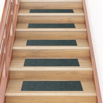 15 st Trapmatten zelfklevend rechthoekig 76x20 cm groen 1