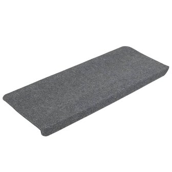 Trapmatten zelfklevend 15 st 65x24,5x3,5 cm grijs 3