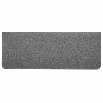 Trapmatten zelfklevend 15 st 65x24,5x3,5 cm grijs 5