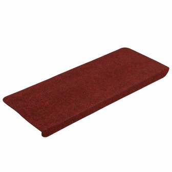 Trapmatten zelfklevend 15 st 65x24,5x3,5 cm rood 3