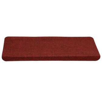 Trapmatten zelfklevend 15 st 65x24,5x3,5 cm rood 4