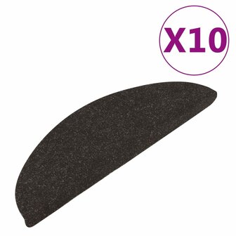 Trapmatten zelfklevend 10 st 56x17x3 cm zwart 2