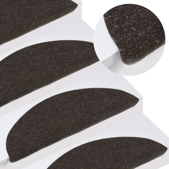 Trapmatten zelfklevend 10 st 65x22,5x3,5 cm zwart 1